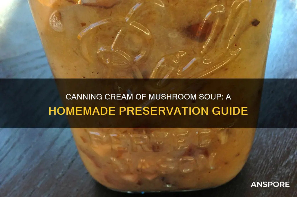 can you can cream of mushroom soup