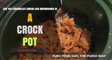 Slow-Cooked Perfection: Caramelizing Onions and Mushrooms in a Crock Pot