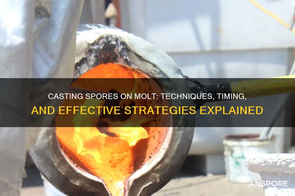 can you cast spores on molt