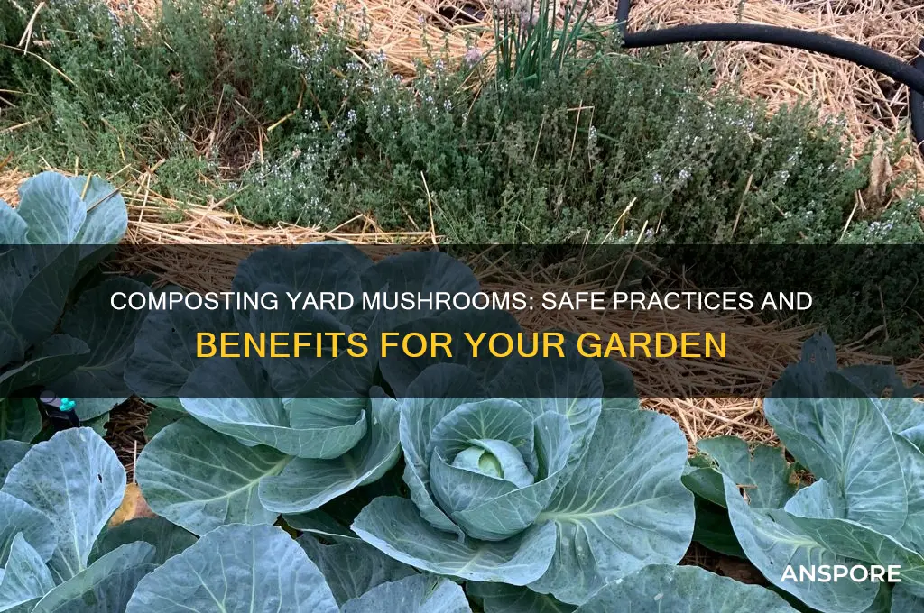 can you compost yard mushrooms