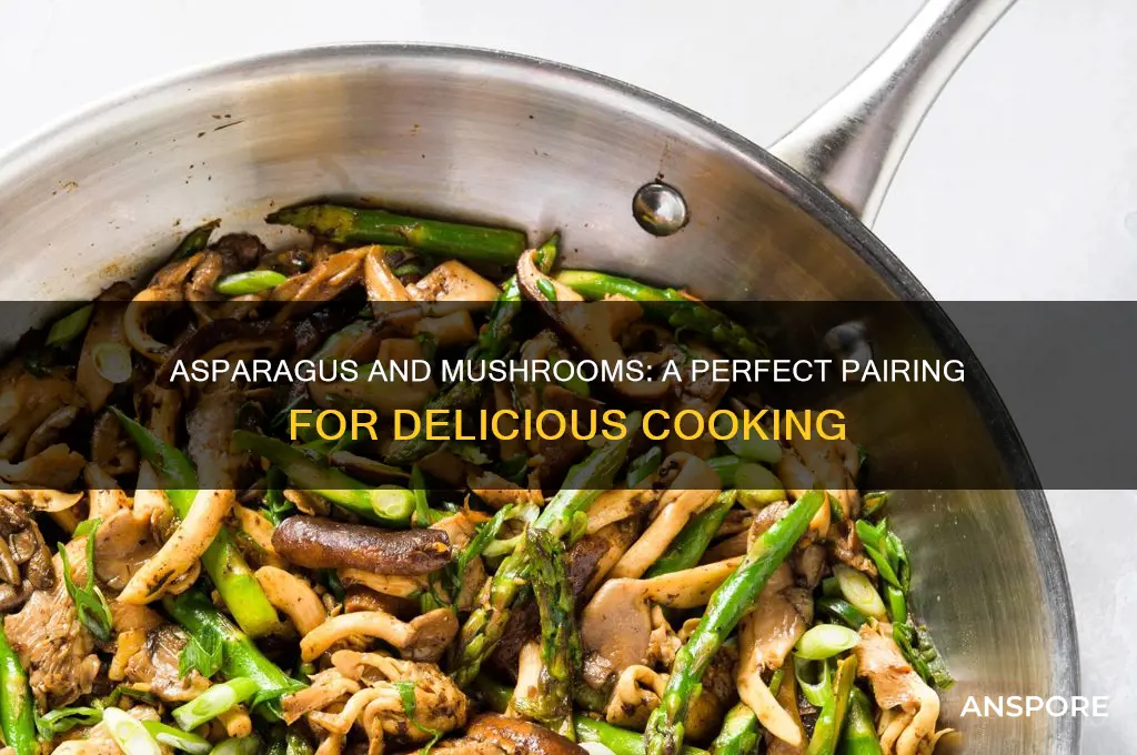 can you cook asparagus and mushrooms together