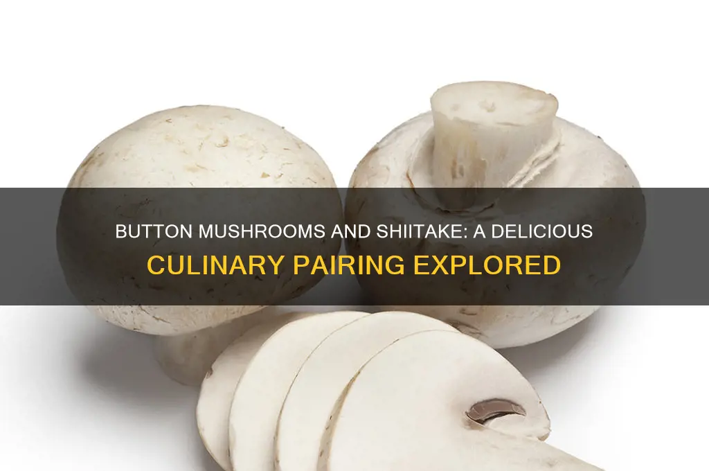 can you cook button mushrooms with shiitake