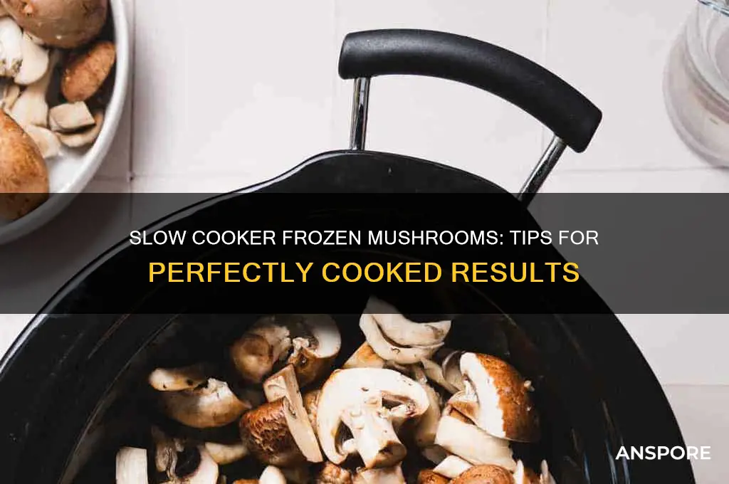 can you cook frozen mushrooms in a slow cooker