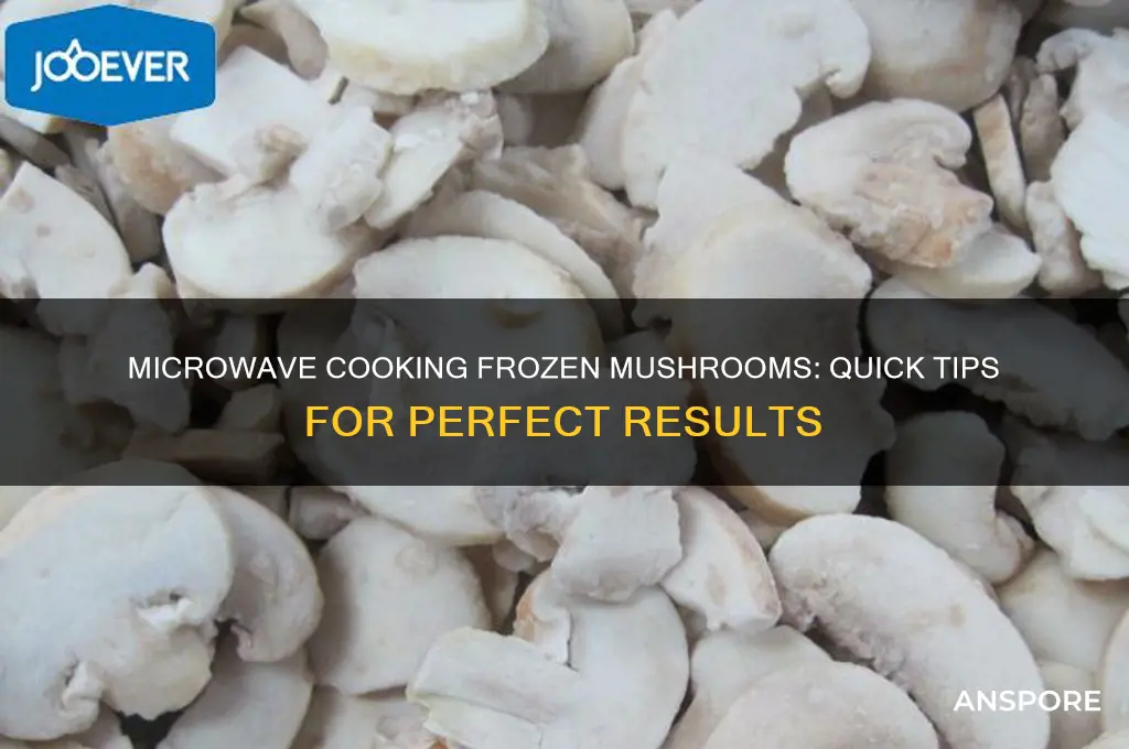 can you cook frozen mushrooms in the microwave
