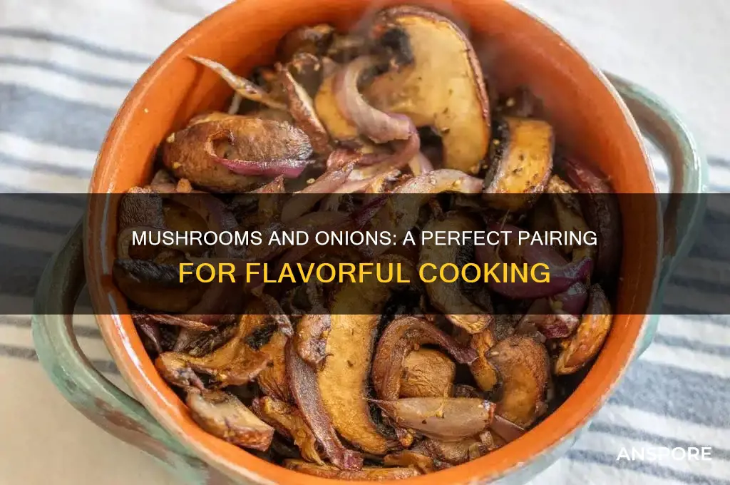 can you cook mushrooms and onions together