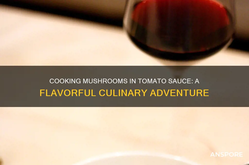 can you cook mushrooms in tomato sauce