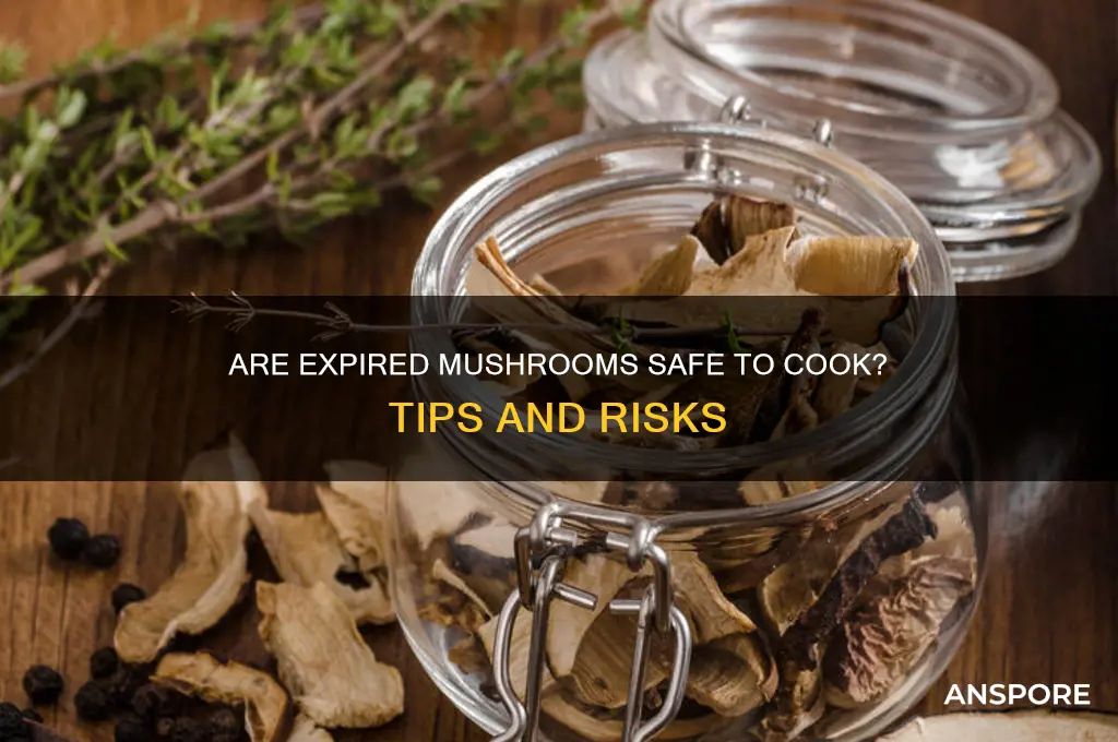 can you cook mushrooms that are out of date