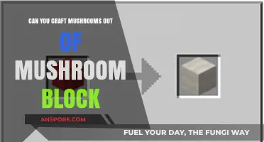 Crafting Mushrooms from Mushroom Blocks: A Creative DIY Guide