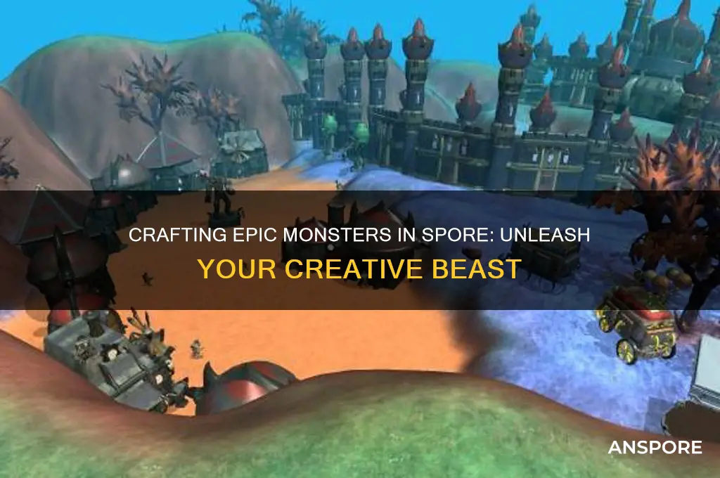 can you create an epic monster in spore