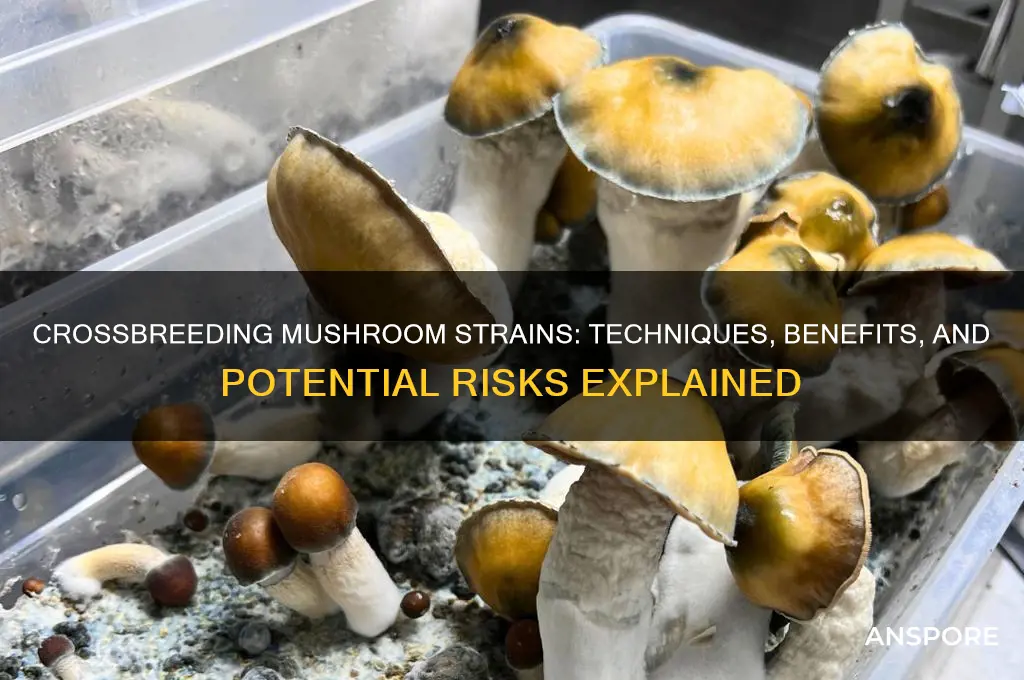 can you cross mushroom strains