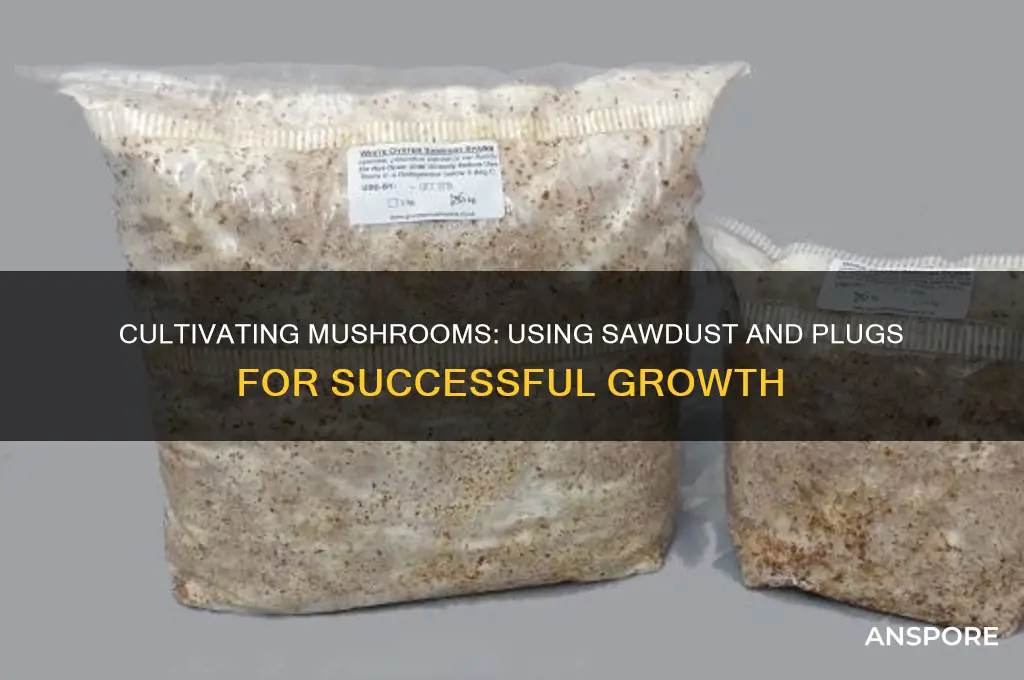 can you cultivate sawdust with mushroom plugs