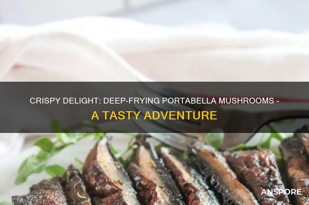 can you deep fry portabella mushrooms