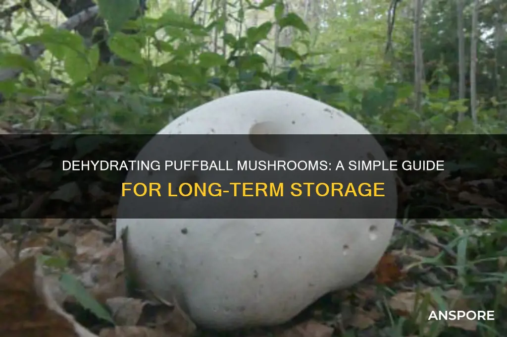 can you dehydrate puffball mushrooms