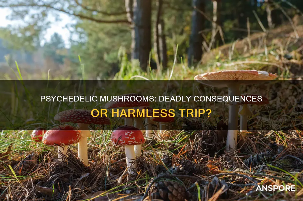 can you die from eating psychedelic mushrooms