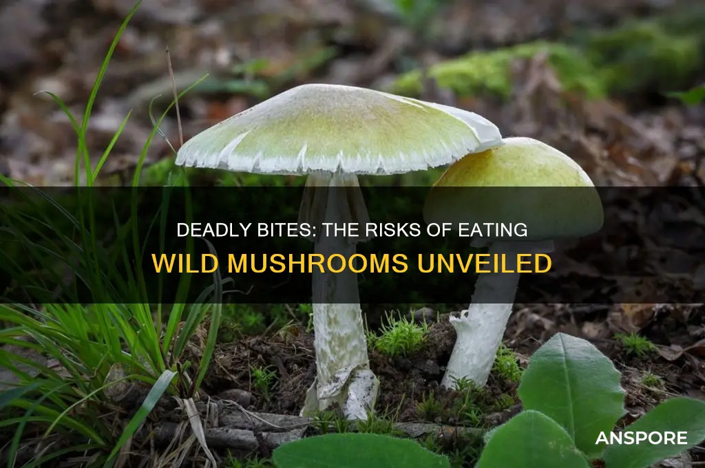 can you die from eating wild mushrooms