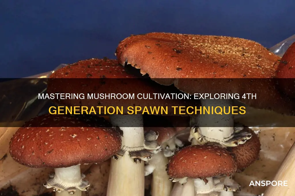 can you do a 4th generation of mushroom spawn