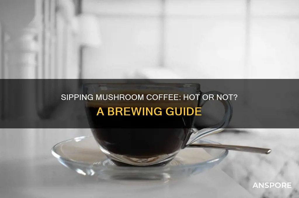 can you drink mushroom coffee hot
