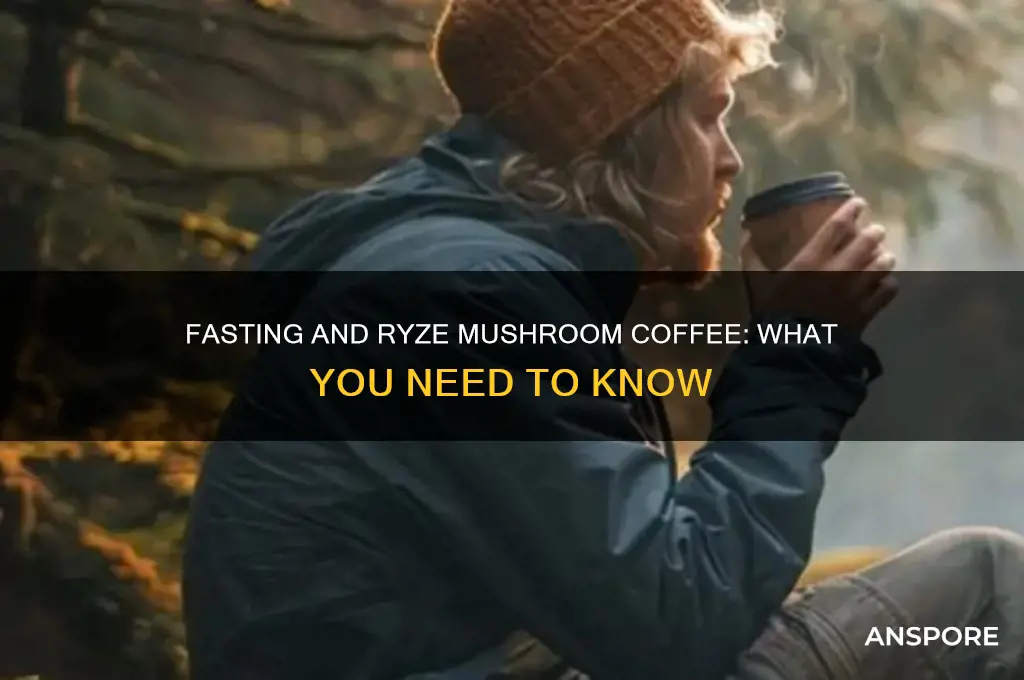 can you drink ryze mushroom coffee while fasting