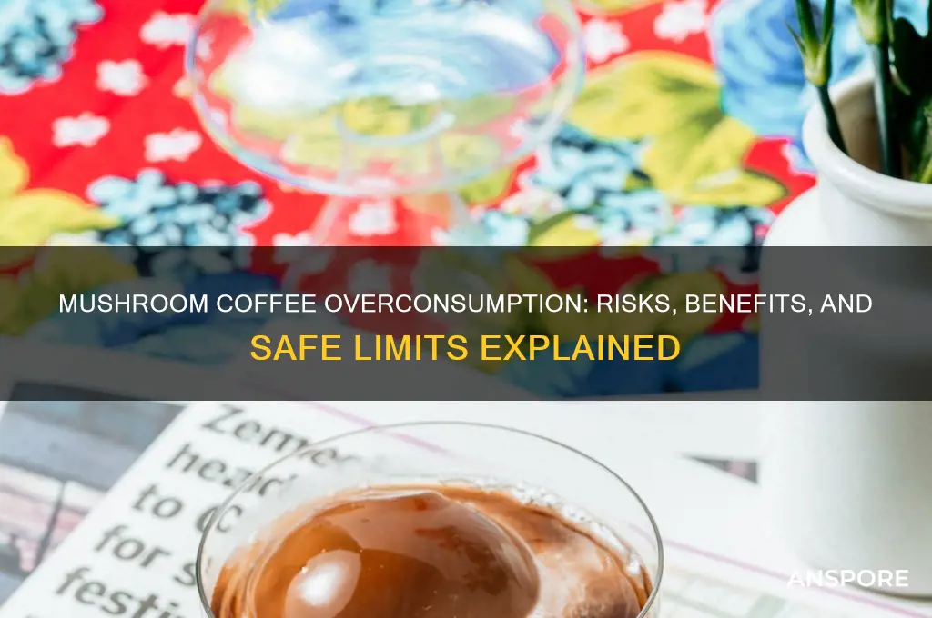 can you drink too much mushroom coffee