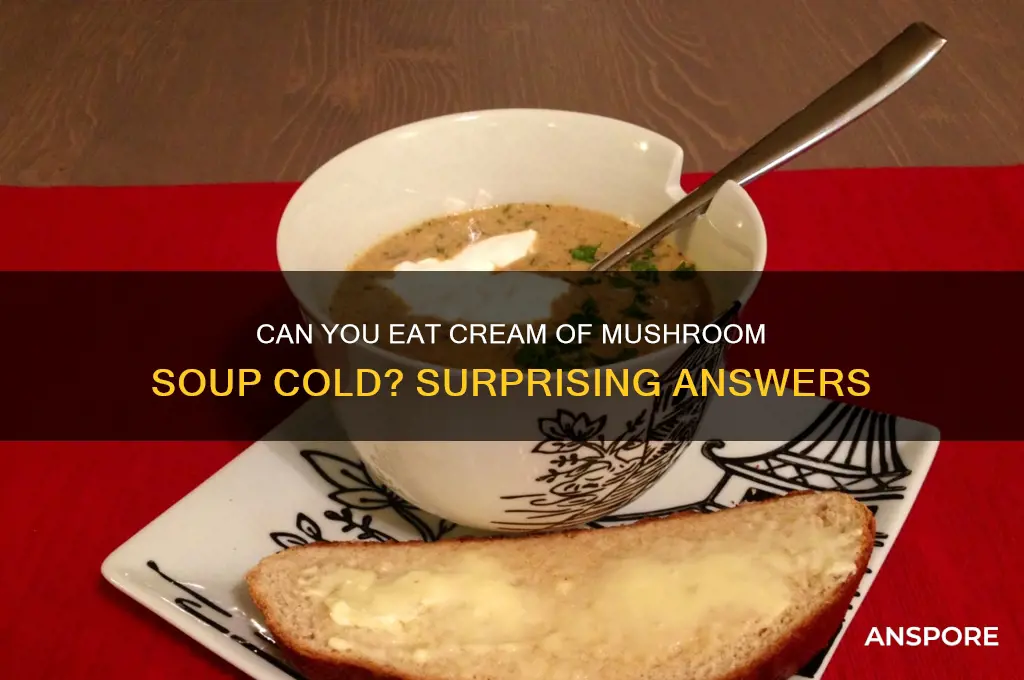 can you eat cream of mushroom soup cold