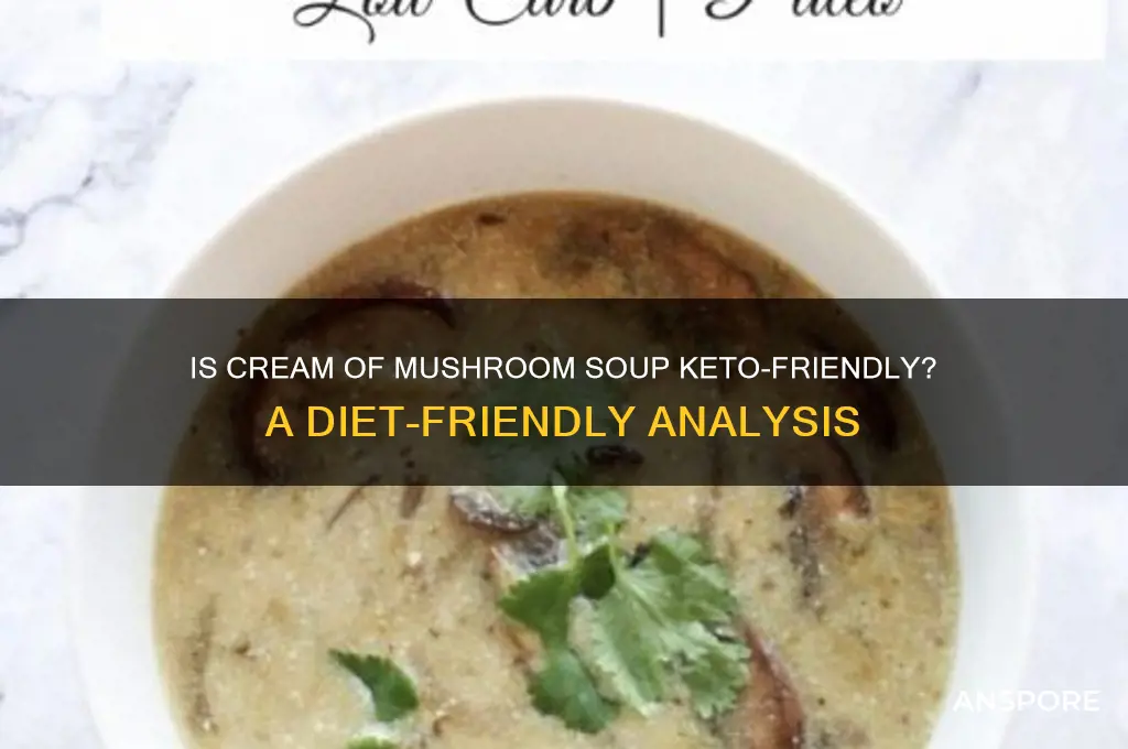 can you eat cream of mushroom soup on keto