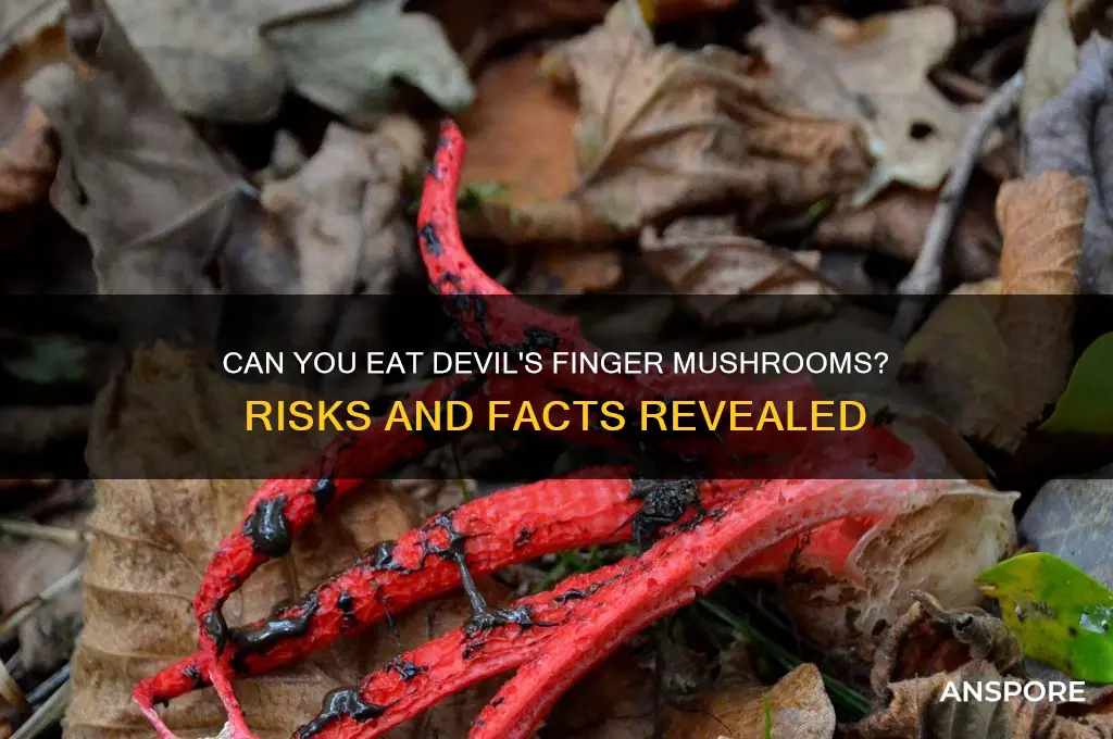 can you eat devil finger mushrooms