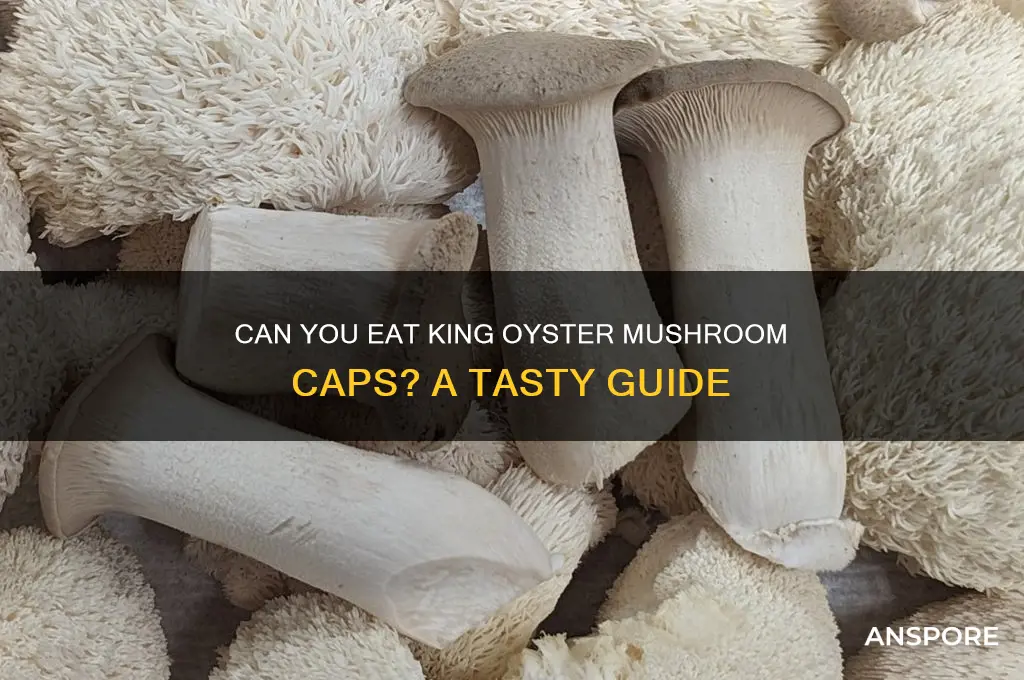 can you eat king oyster mushroom caps