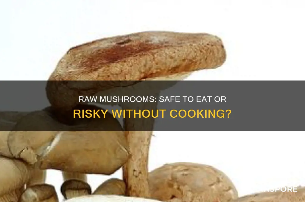 can you eat mushroom without cooking