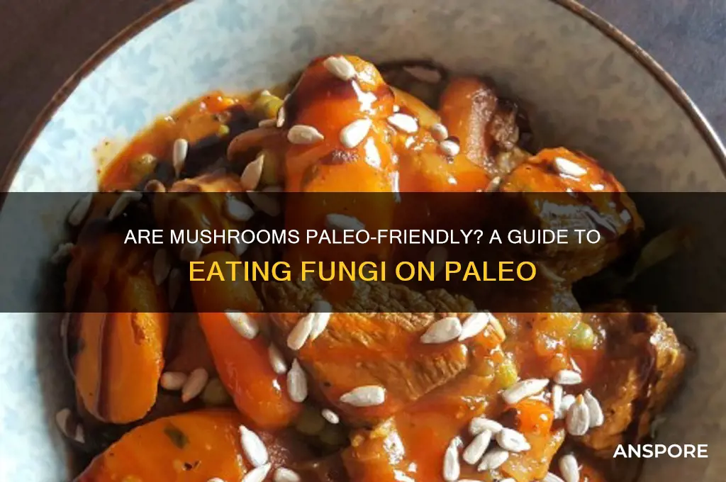 can you eat mushrooms on paleo diet