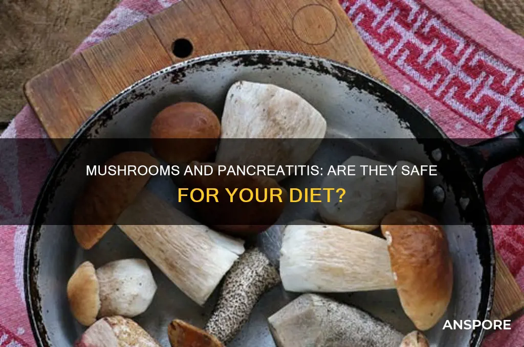 can you eat mushrooms on pancreatitis diet