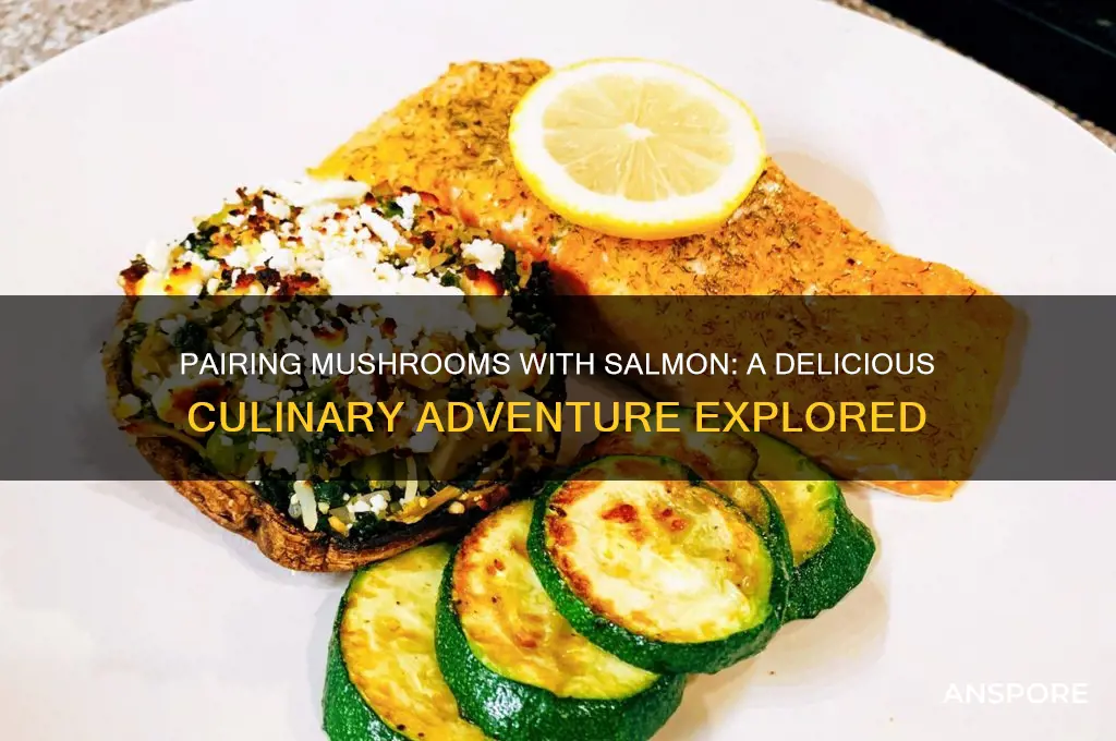 can you eat mushrooms with salmon
