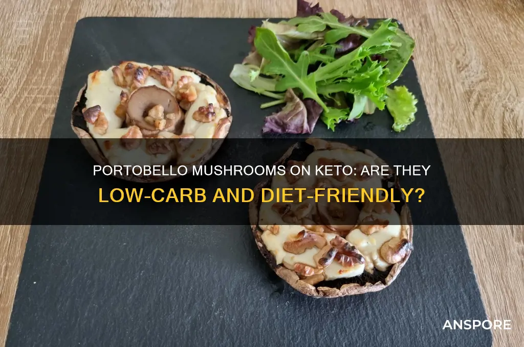 can you eat portobello mushrooms on keto