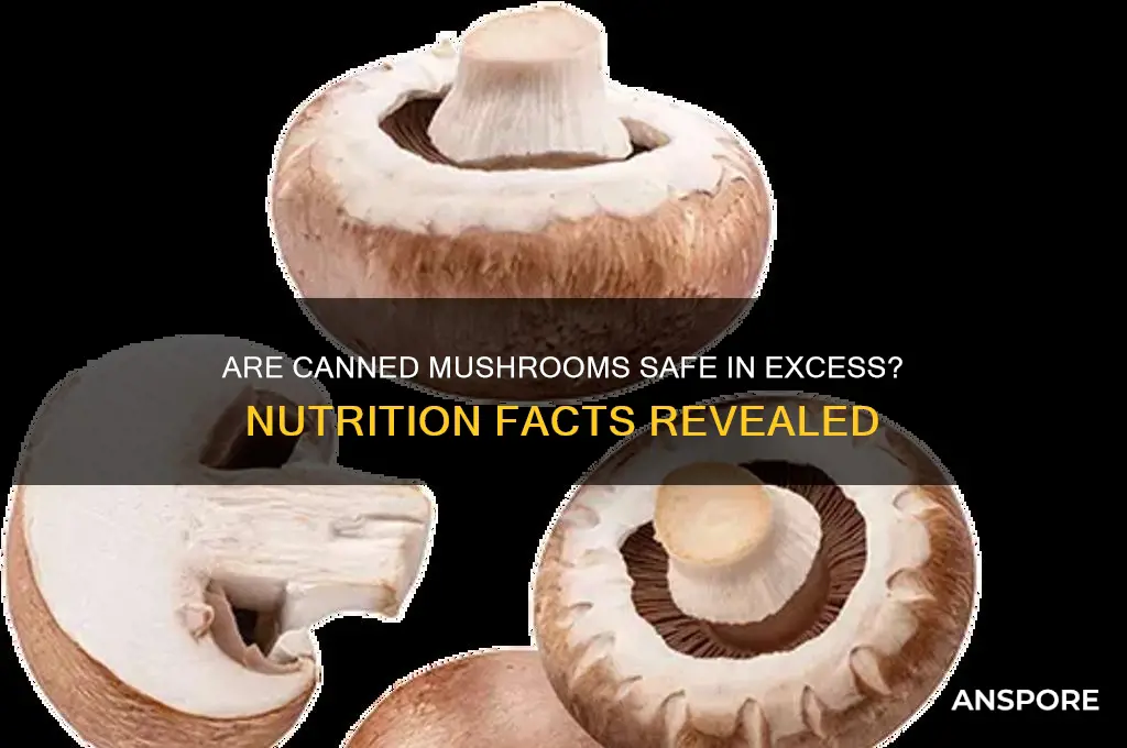can you eat too many canned mushrooms