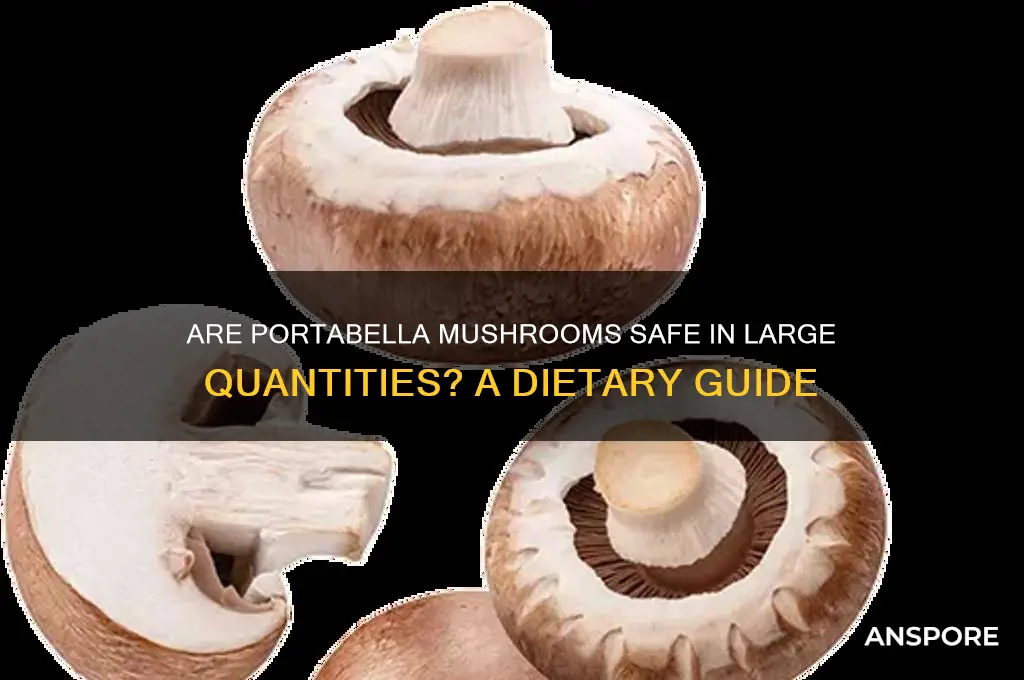 can you eat too many portabella mushrooms