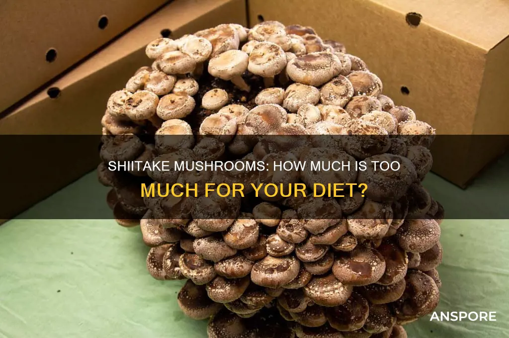 can you eat too many shiitake mushrooms