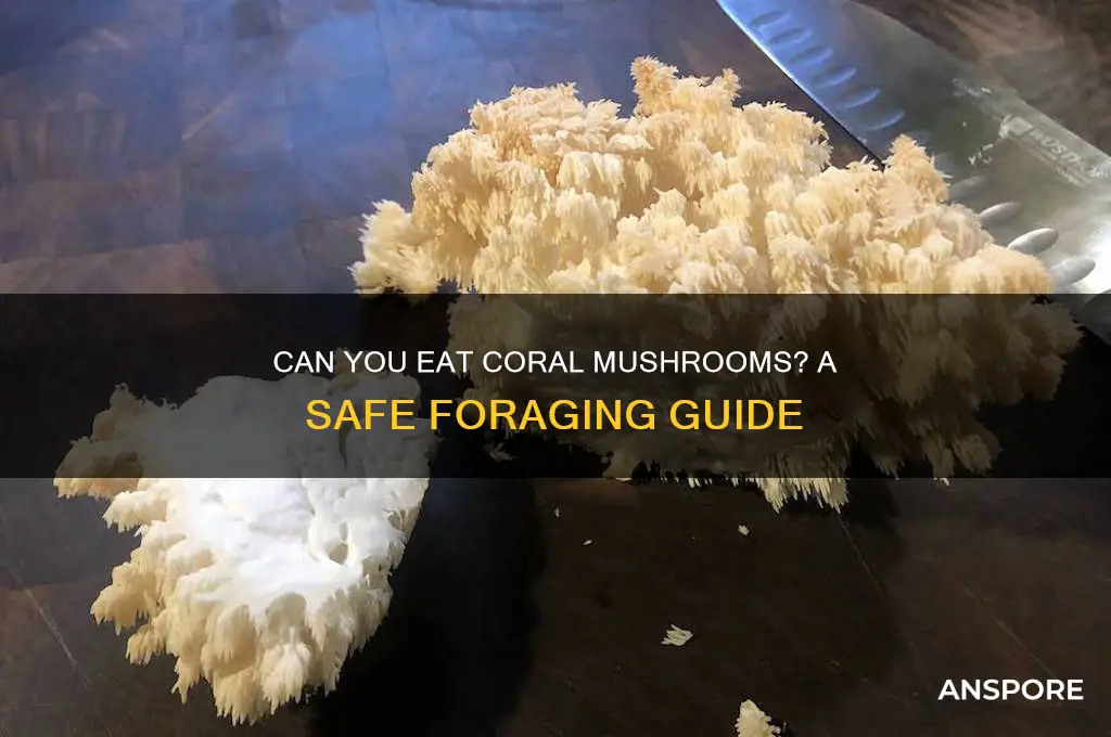 can you eatcoral mushrooms