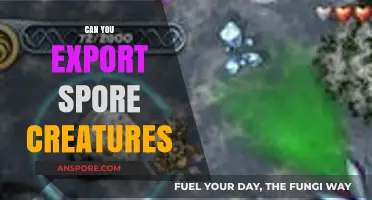 Exporting Spore Creatures: Possibilities, Methods, and Creative Applications