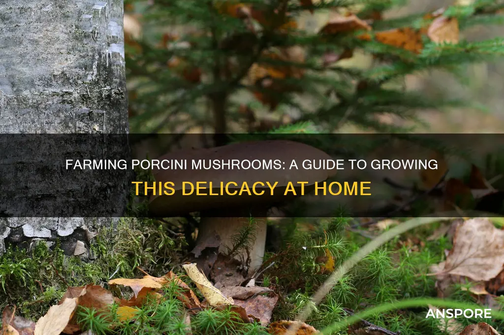 can you farm porcini mushrooms