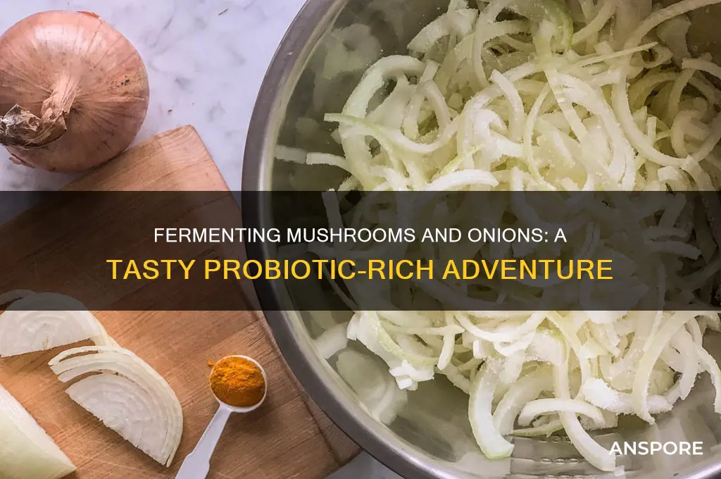 can you ferment mushrooms and onions