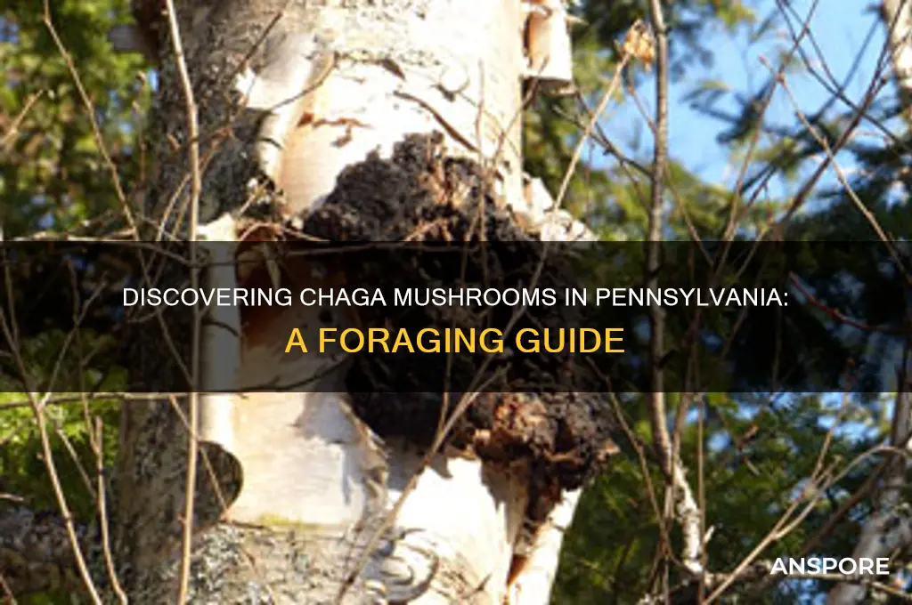 can you find chaga mushrooms in pennsylvania