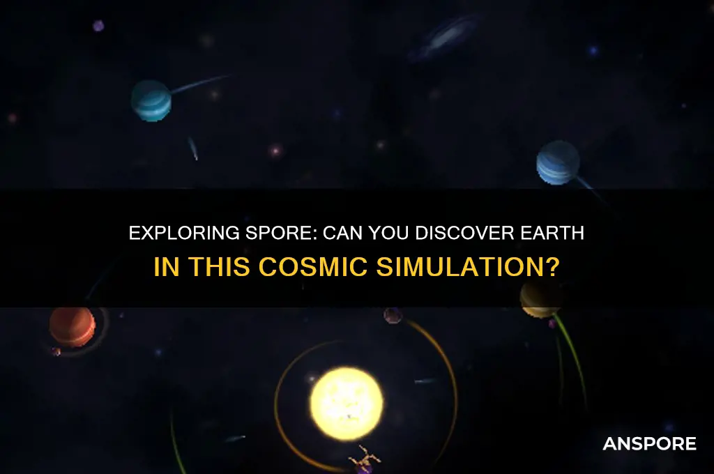 can you find earth in spore