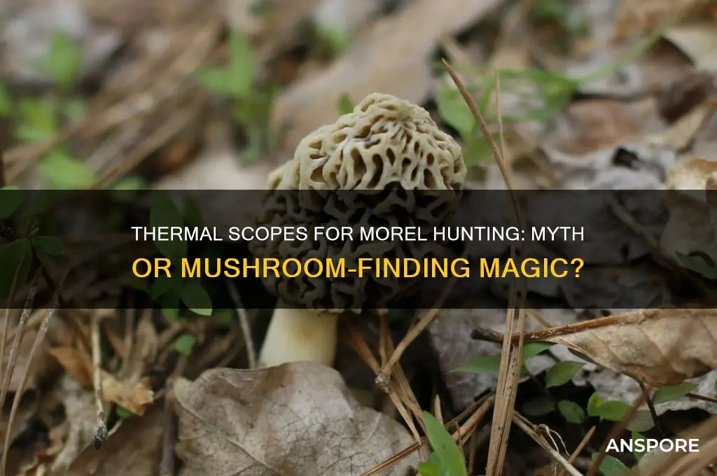 can you find morel mushrooms with a thermal scope