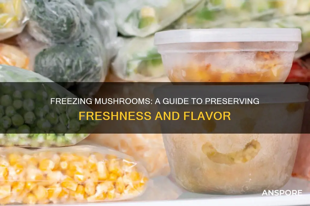 can you freee mushrooms