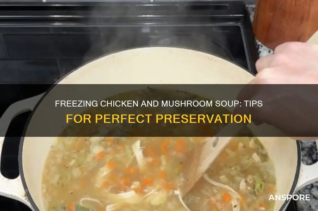 can you freeze chicken and mushroom soup