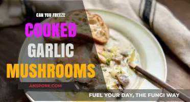 Freezing Cooked Garlic Mushrooms: Tips for Preserving Flavor and Texture