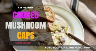 Freezing Cooked Mushroom Caps: Tips for Preserving Flavor and Texture