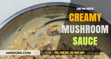 Freezing Creamy Mushroom Sauce: Tips for Perfect Preservation and Reheating