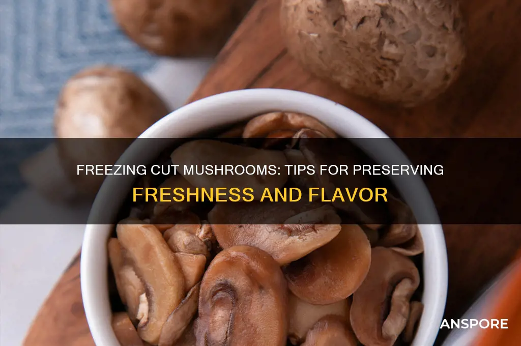 can you freeze cut up mushrooms
