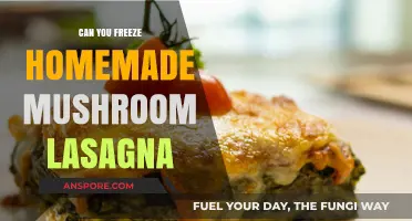 Freezing Homemade Mushroom Lasagna: Tips for Perfect Storage and Reheating