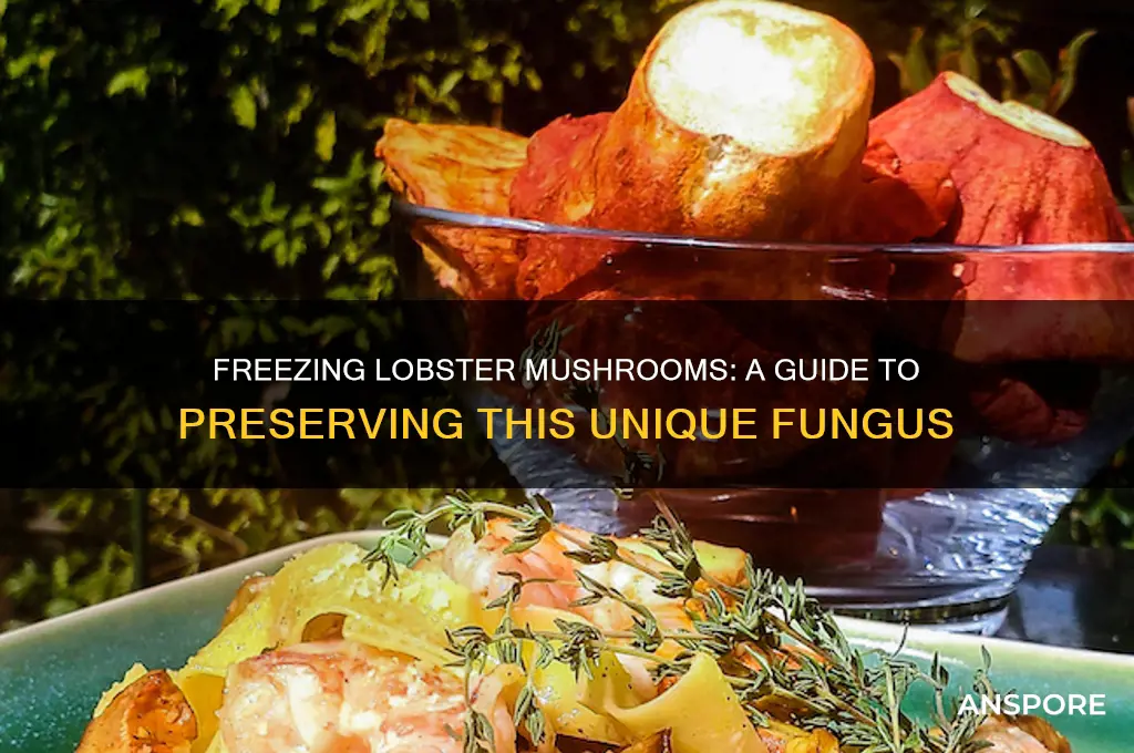 can you freeze lobster mushrooms